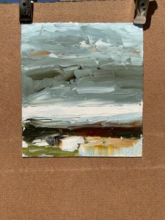 Saltwater Silence, II, Abstract Oil Painting
