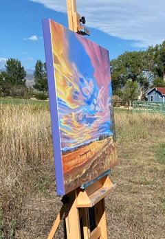 Cotton Candy Skies, Original Painting