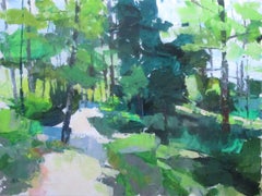 Path in Nature Preserve, Original Painting