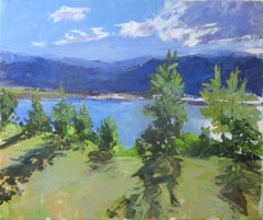 View Across the River, Original Painting