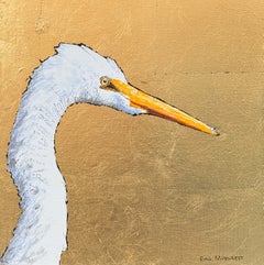 Golden Egret #1, Original Painting
