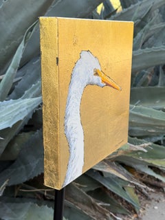 Golden Egret #1, Original Painting
