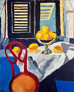Interior with Lemons, Original Painting