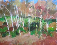 Autumn Birches, Original Painting
