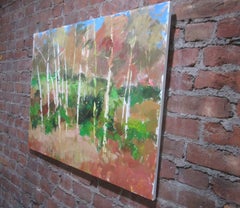 Autumn Birches, Original Painting