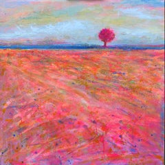 « L'arbre solitaire », peinture originale