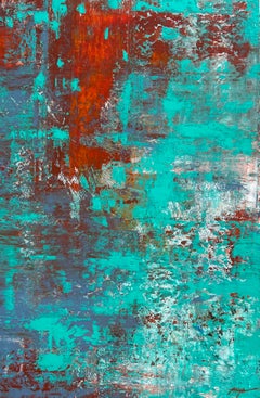 Peinture abstraite fluide