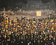 Midnight Magic, Abstract Painting
