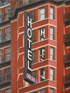 Chelsea Hotel, peinture à l'huile