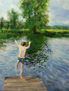 « Fearless », peinture à l'huile