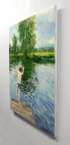 « Fearless », peinture à l'huile
