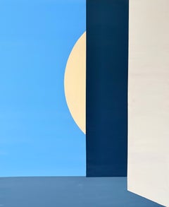 Fragmente – Denkmal XIV: Ankunft, abstraktes Ölgemälde