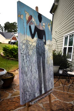 Tight Pants, Oil Painting