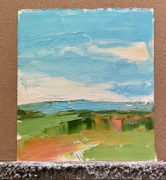 Afternoon View, III, Abstract Oil Painting