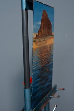Rockface Reflection, Oil Painting