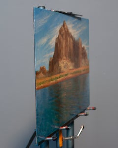 Castle Rock, Oil Painting