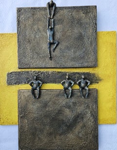 Serie Amarilla: «The Line», pintura original