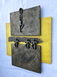 Serie Amarilla: «The Line», pintura original