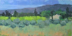 Casas junto a un olivar, pintura original