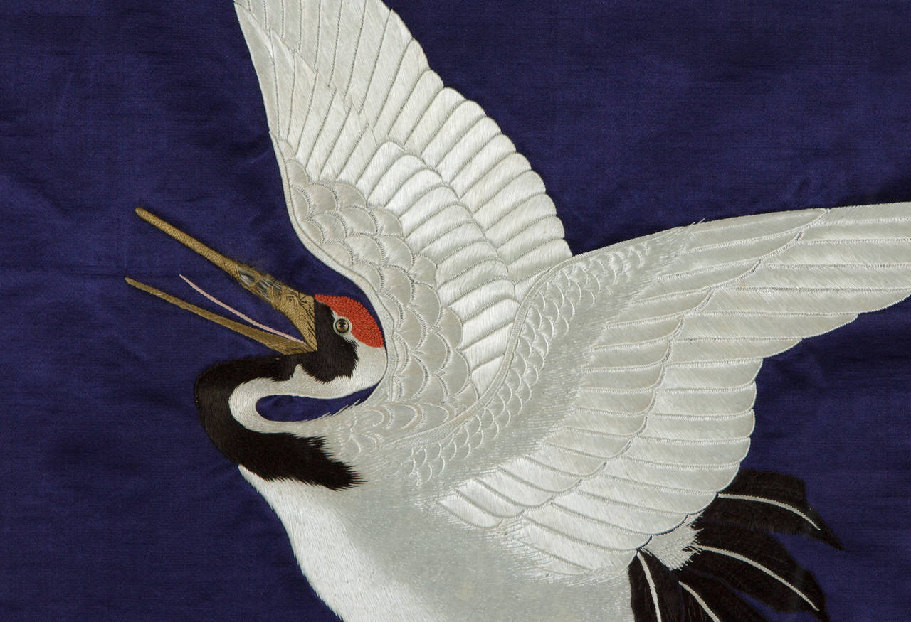 White Cranes/Japanese Fukusa 1