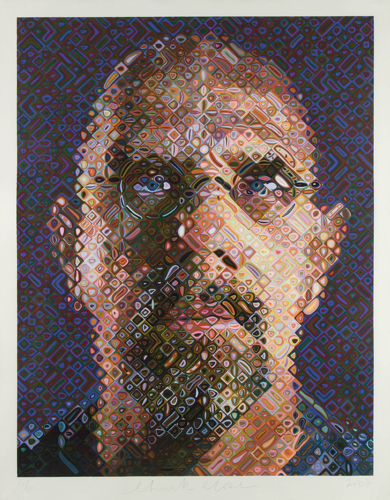 Chuck Close Self Portrait at 1stDibs