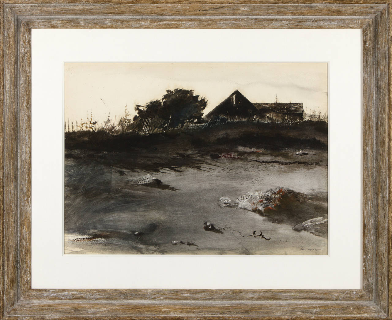 Wet Sand - Painting by Andrew Wyeth
