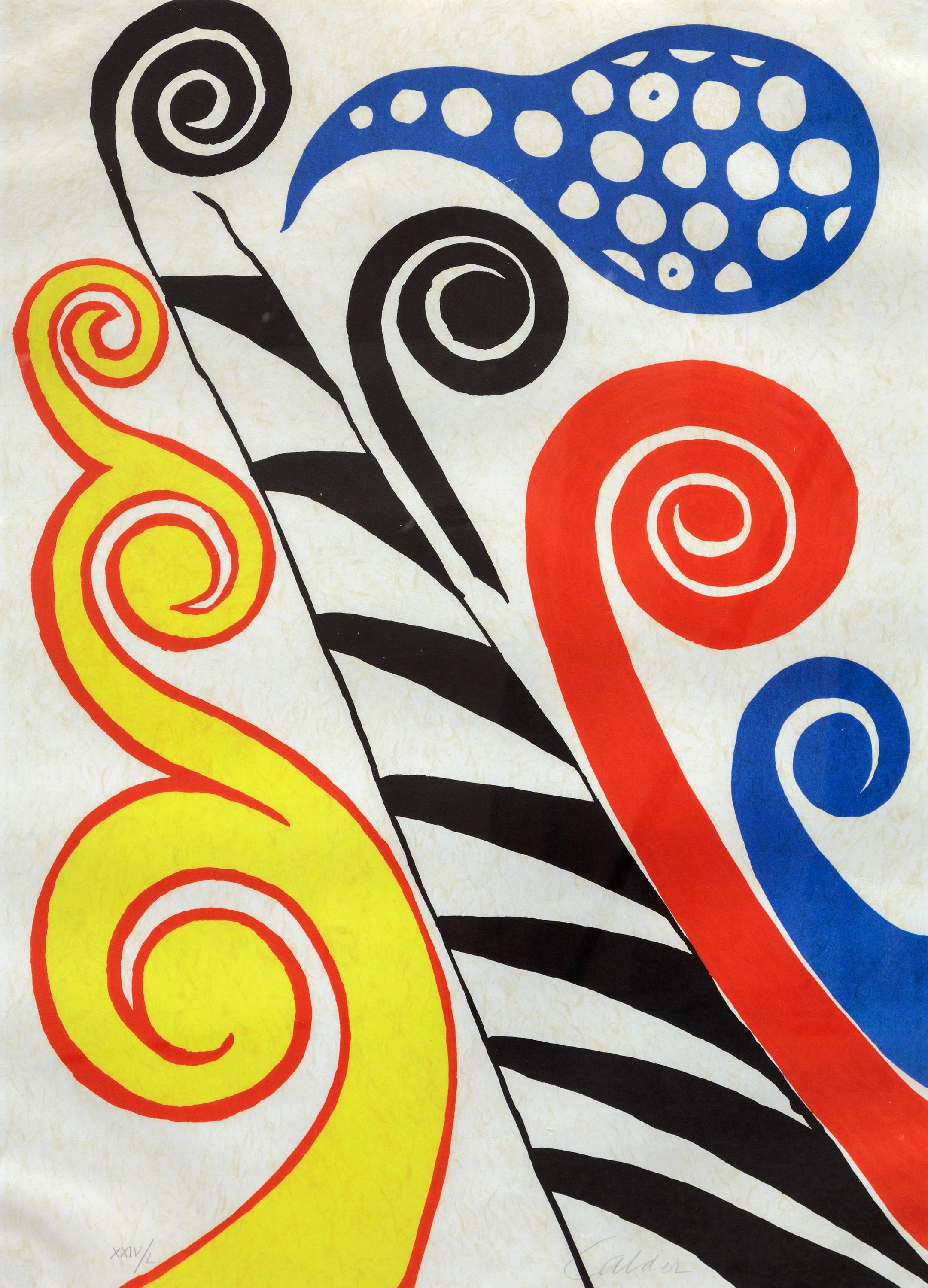 Alexander Calder Abstract Print - Fiesta