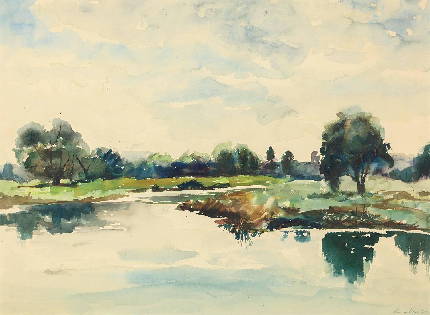 Andrew Wyeth Concord River For Sale at 1stdibs