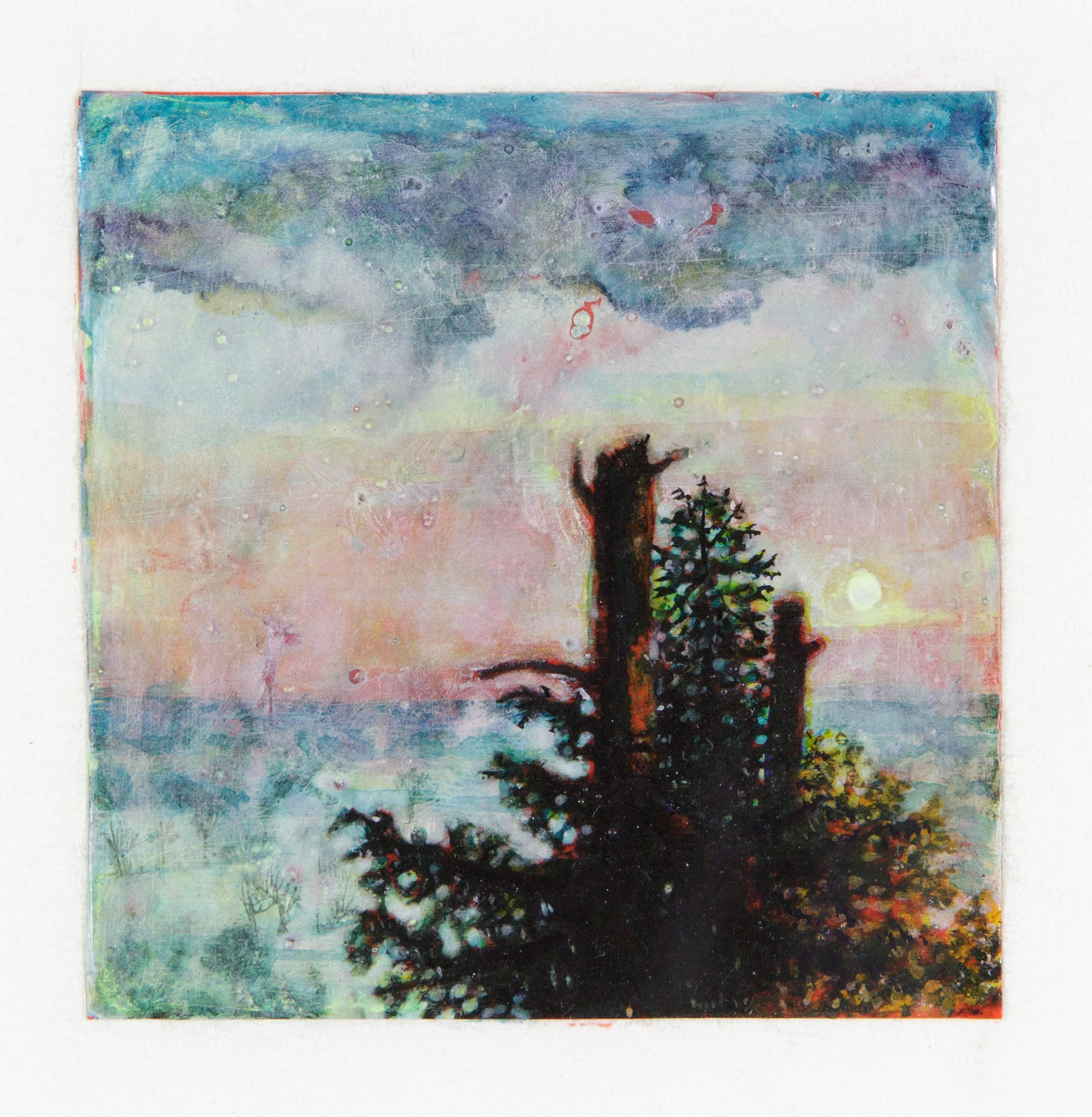 Joan Nelson Landscape Painting - Untitled 