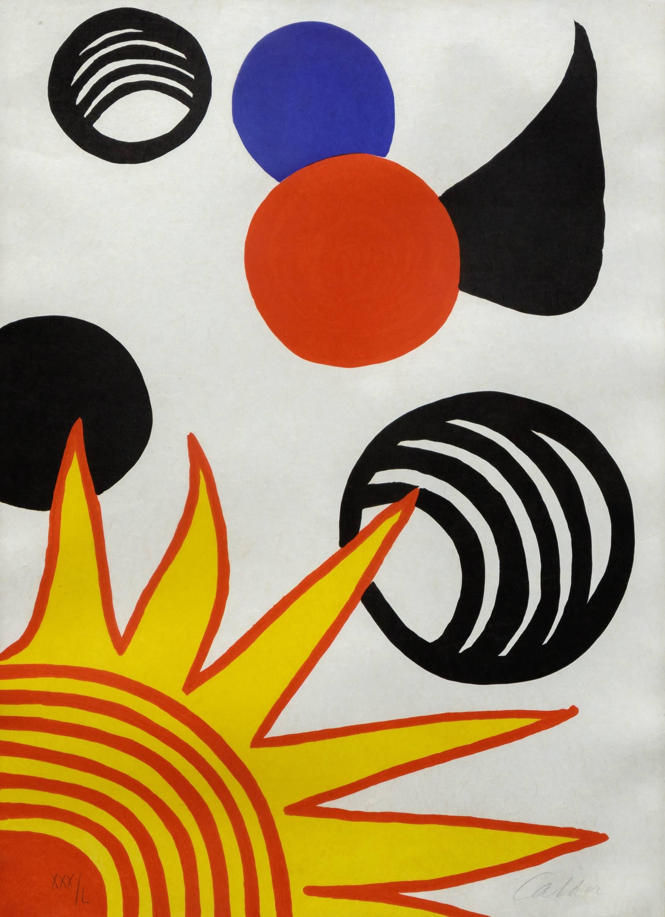 Alexander Calder Abstract Print - Joy of the Neophyte