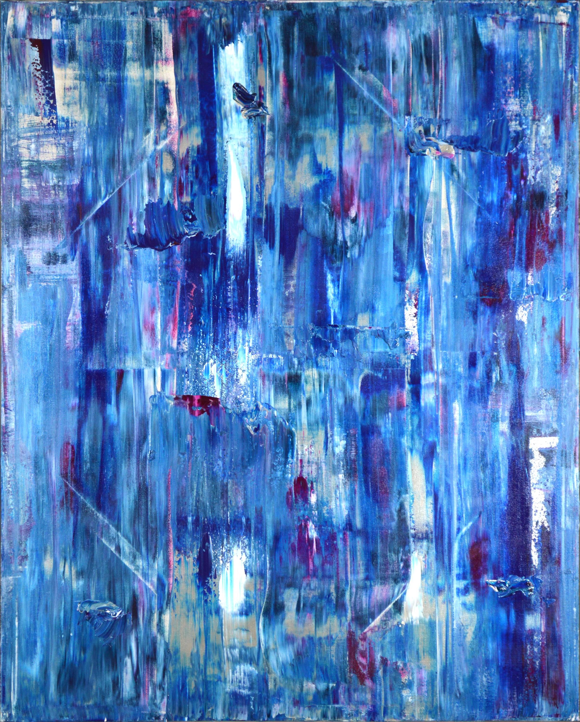 Lauren Benrimon Abstract Painting - Waterfall