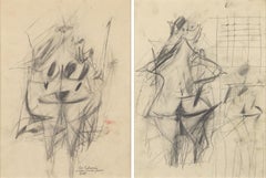 1950-1959 Abstract Drawings and Watercolors