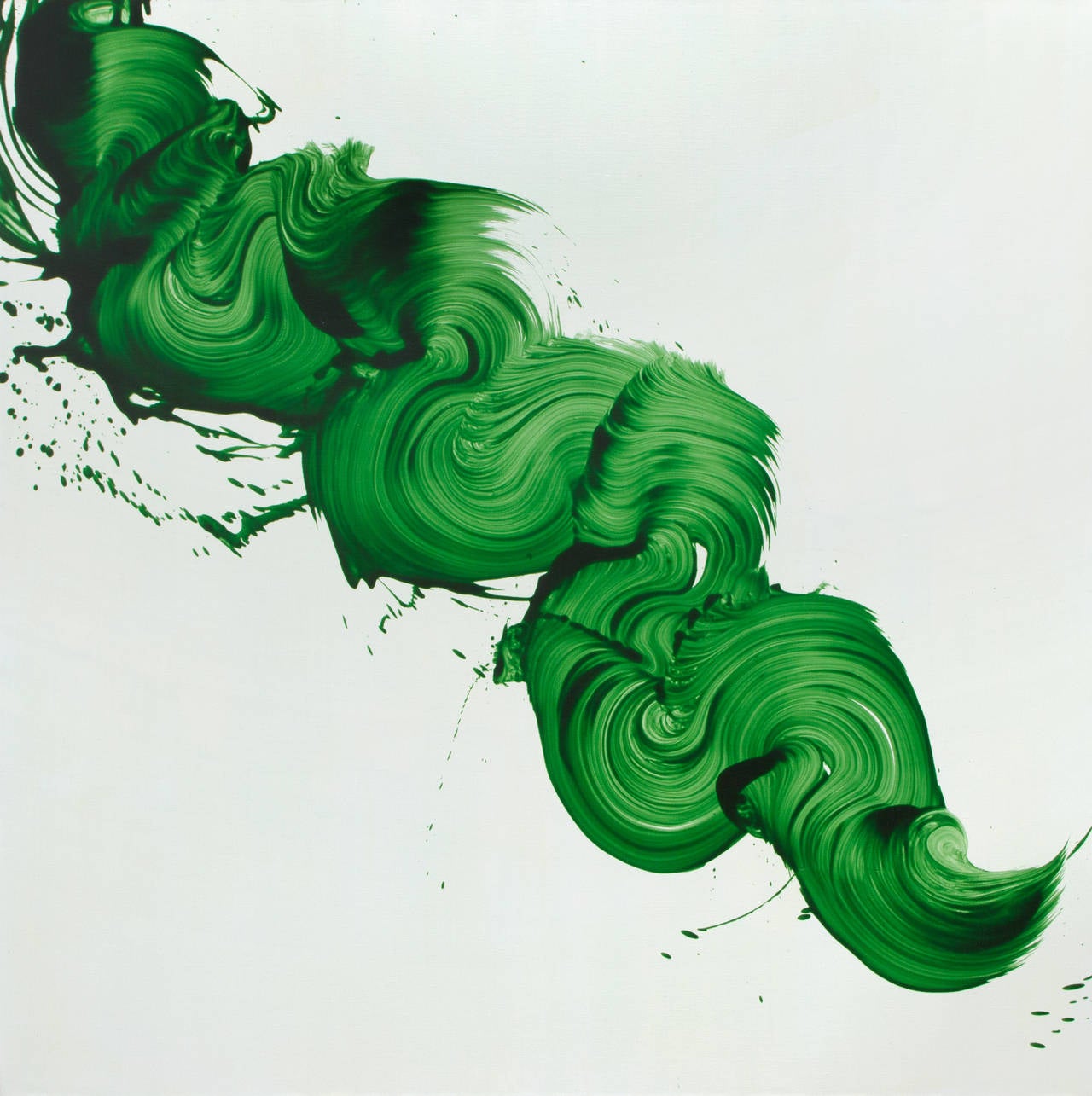 James Nares Abstract Painting - Delete All Gaps