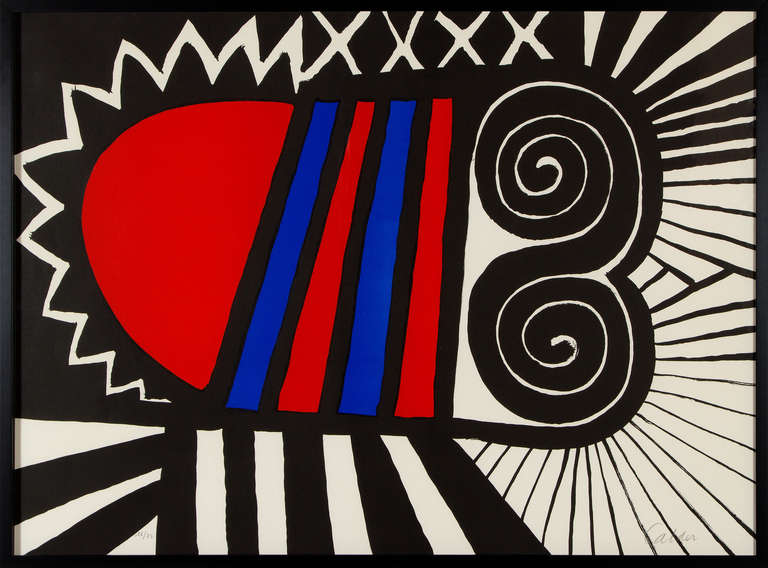 Alexander Calder Abstract Print - Papouse