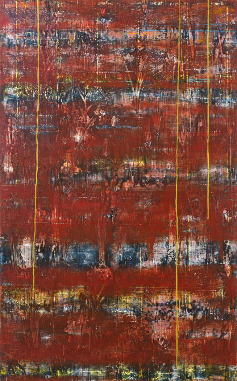Mary Mitsuda Abstract Painting - Untitled