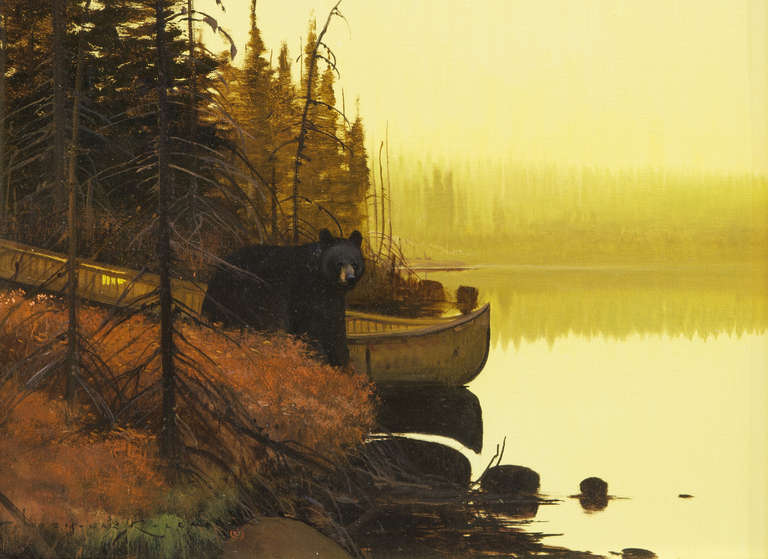 Nicholas Coleman Landscape Painting - On Long Lake