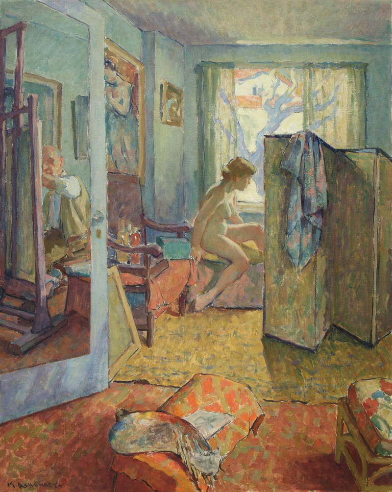 Maurice Askenazy Nude Painting - Interior