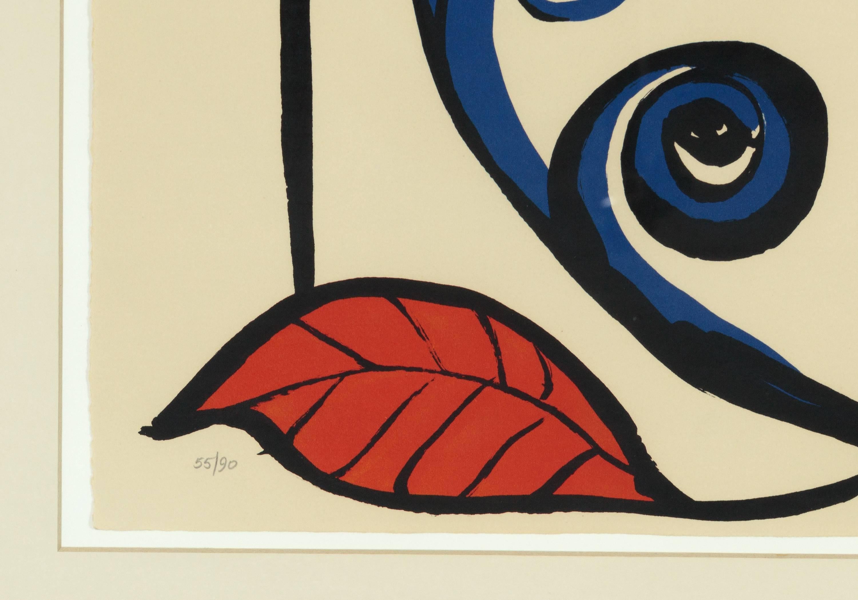 Le Jardin Fantastique - Post-War Print by Alexander Calder