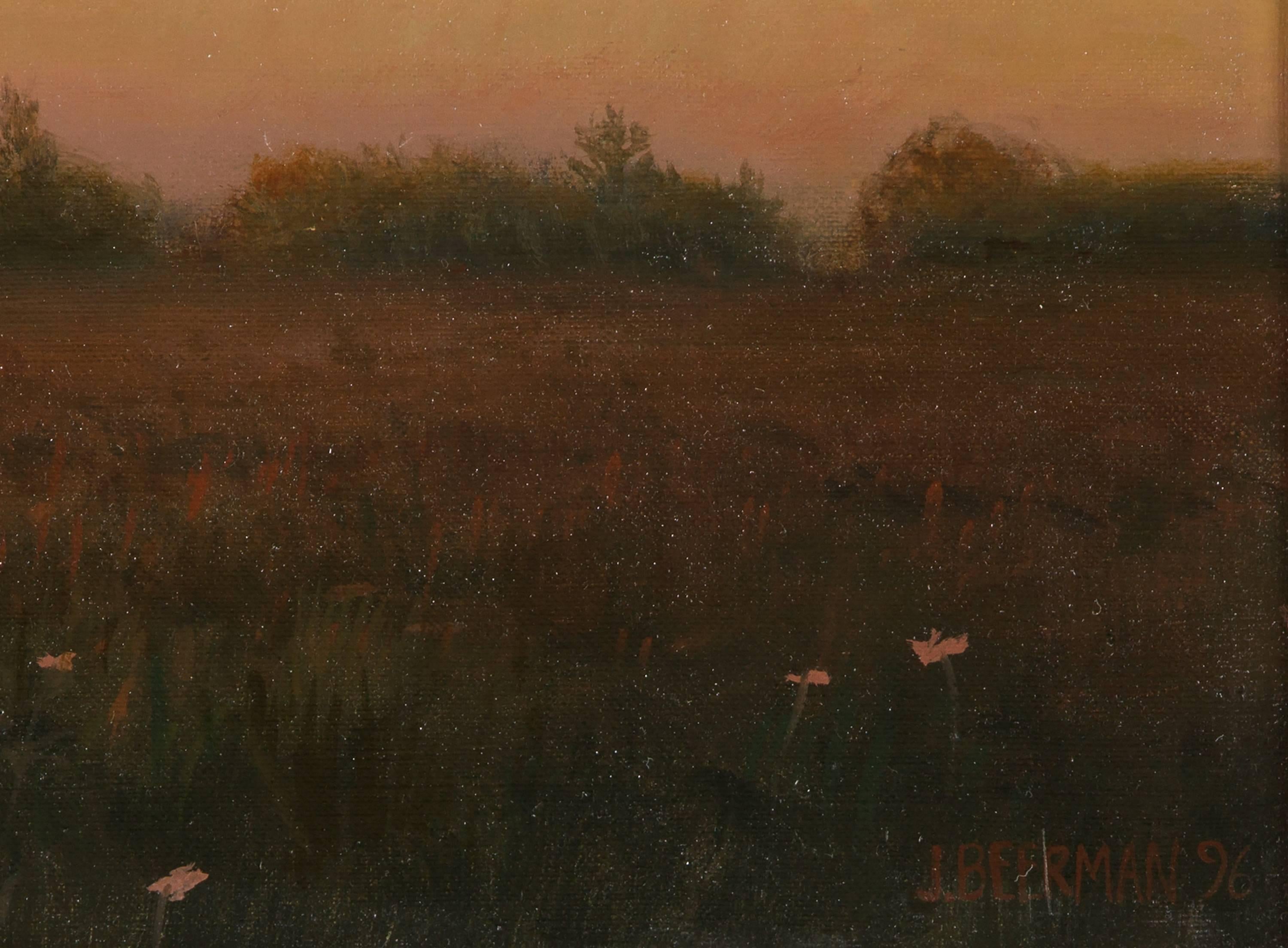 Wisconsin Mist - American Realist Painting by John Beerman