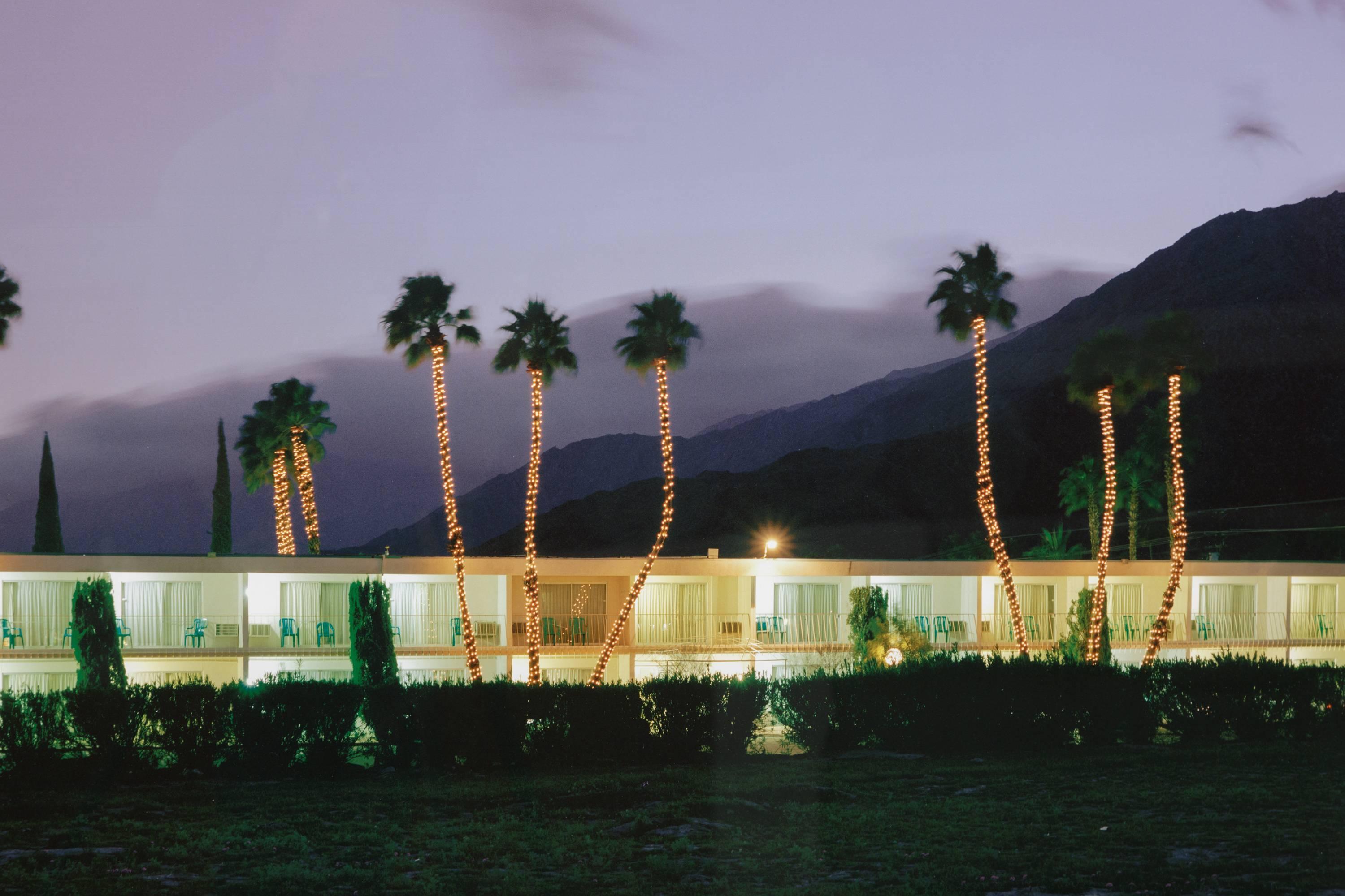 Palm Court Inn, Highway 111 - Photograph by Robert Polidori