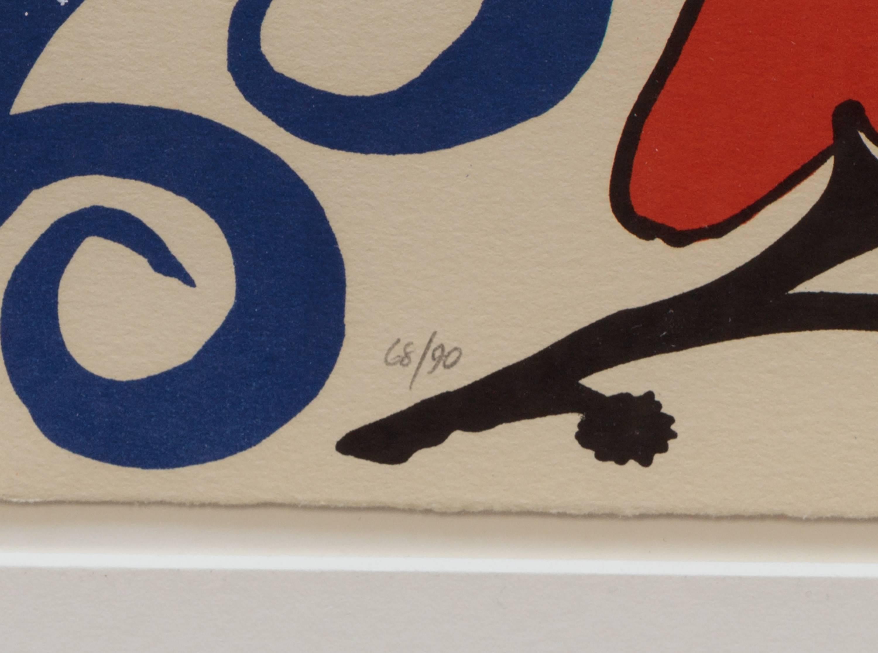Les Fleurs - Untitled (Spades, Hearts, Diamonds, Clubs) - Print by Alexander Calder