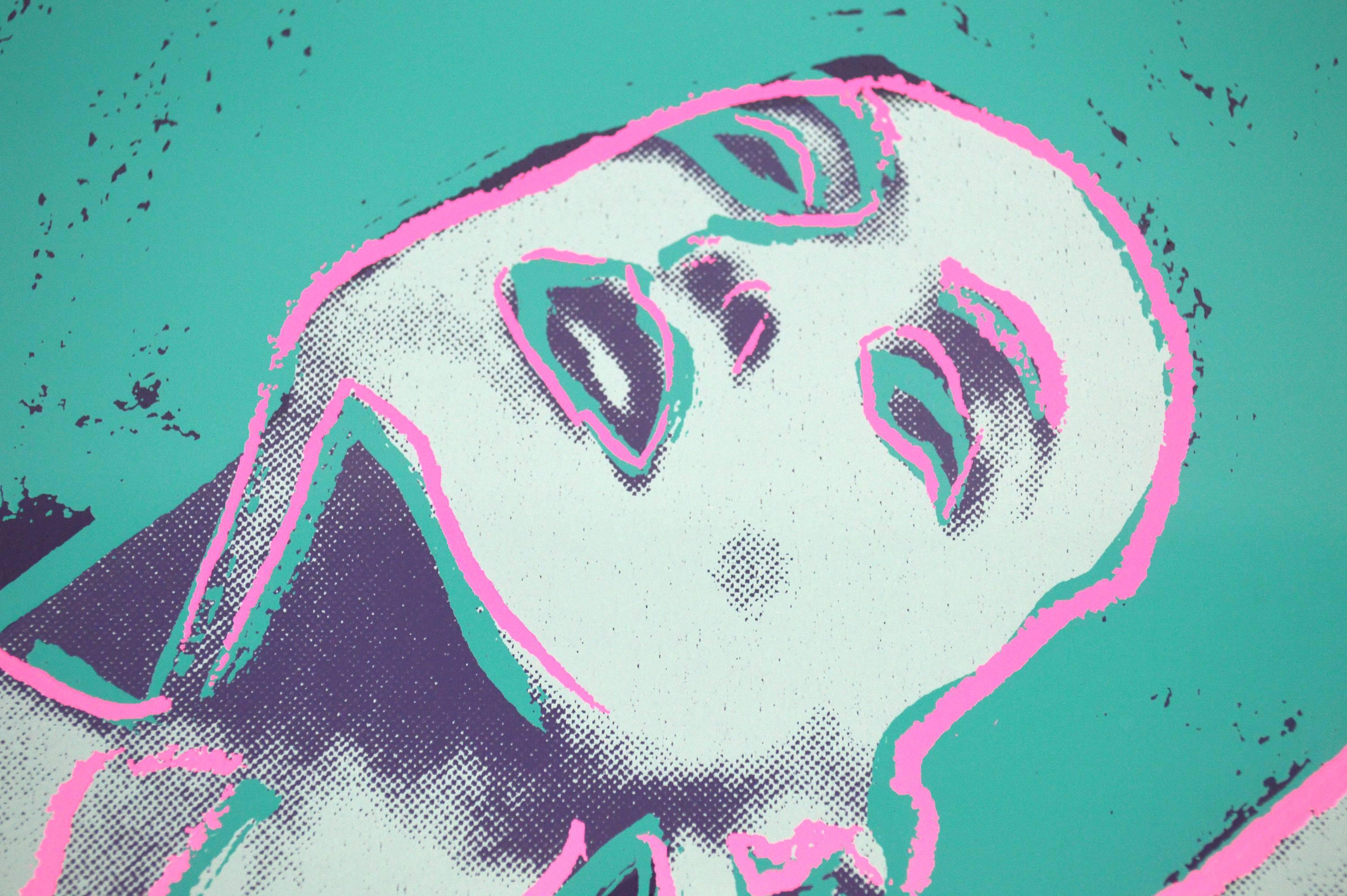 Martha Graham: Satyric Festival Song - Black Figurative Print by Andy Warhol