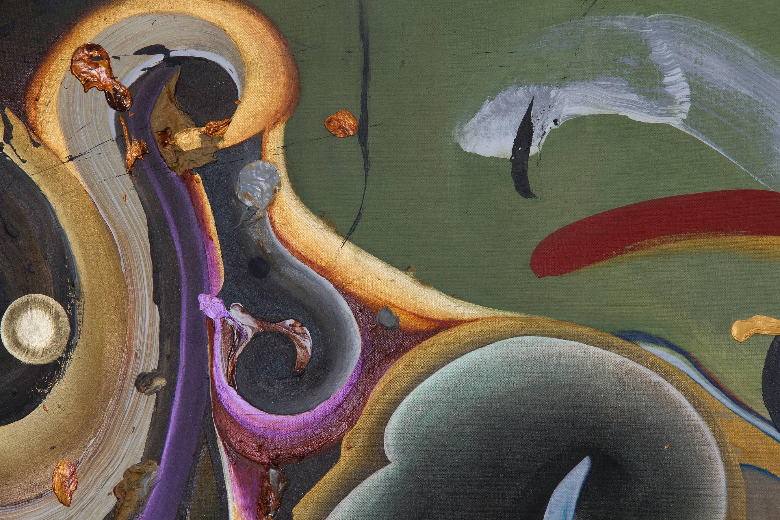Scena scatologica - Painting di Edgar Serrano