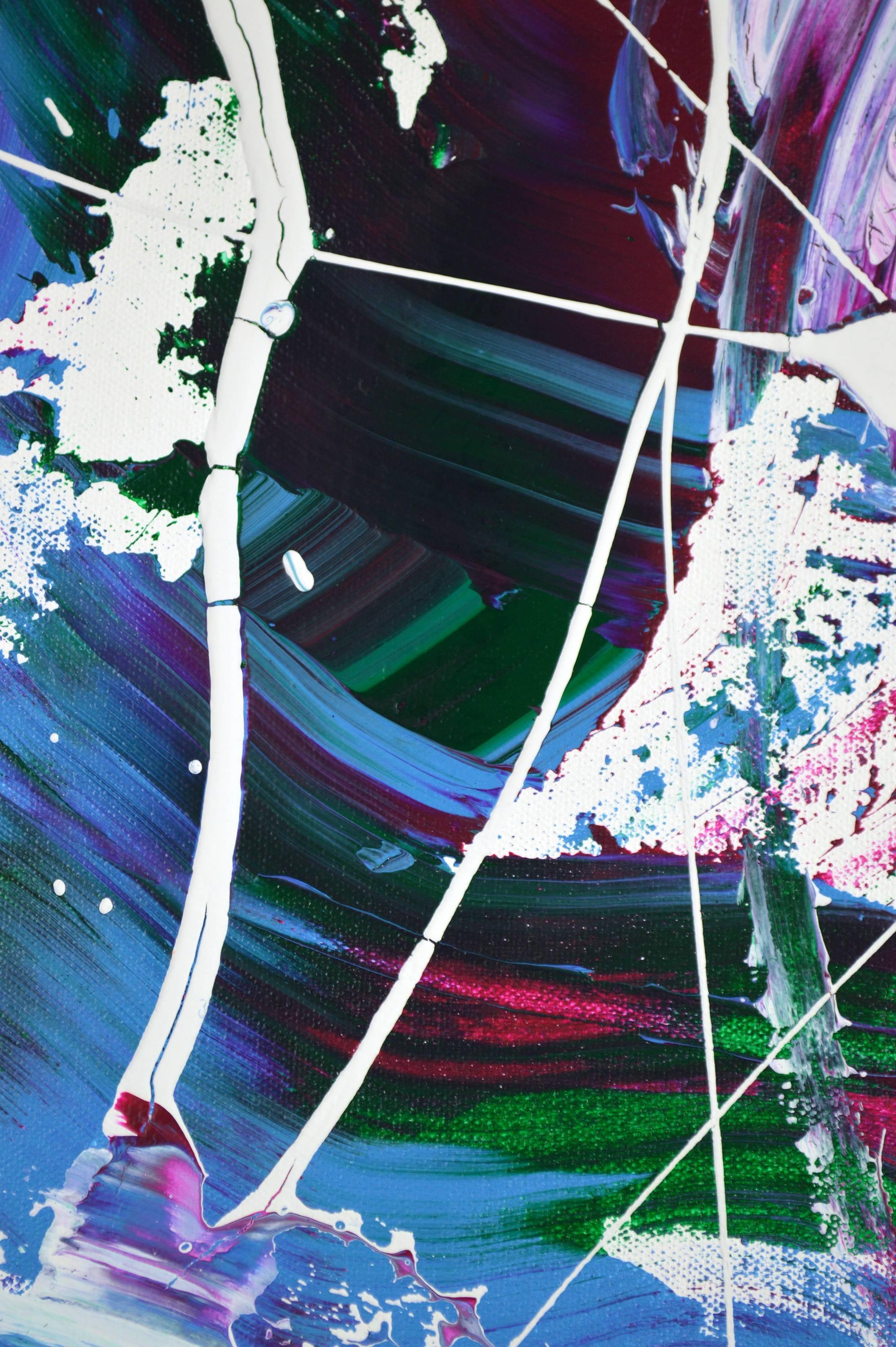 Senza titolo - Abstract Painting Grigio di Lauren Benrimon