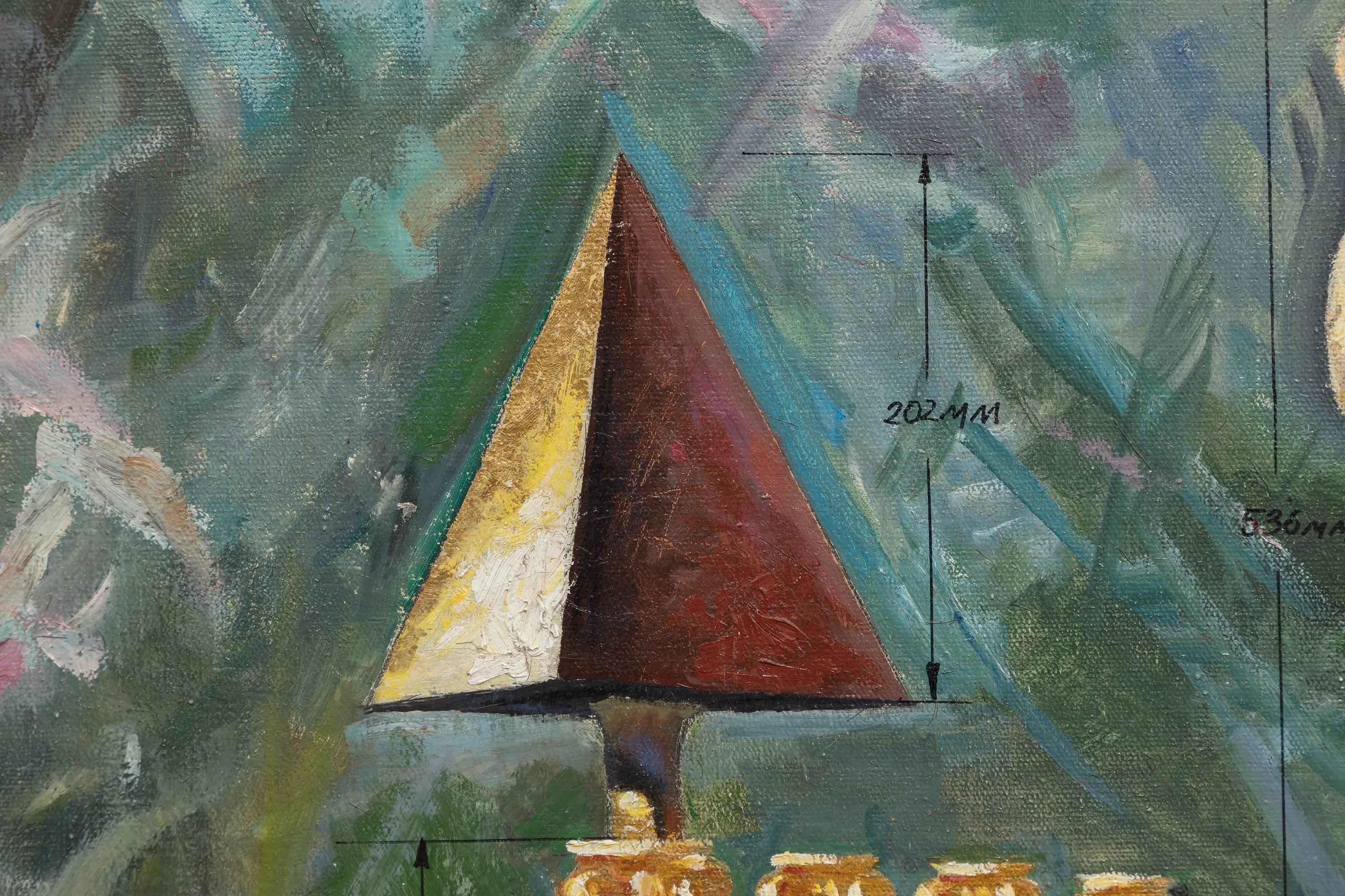Potere dello Stato - Painting Contemporaneo di Leonid Lamm