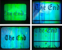 The End - Set of Four Framed Glass Holograms