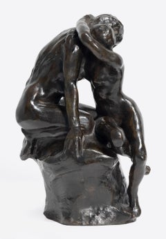 Bon Génie, Taille originale - original small scale bronze figurative sculpture