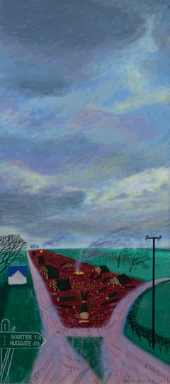 „Weniger Bäume bei Warter“ – Digitale Landschaftszeichnung, limitierte Auflage, 2009