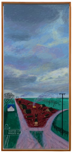 „Weniger Bäume bei Warter“ – Digitale Landschaftszeichnung, limitierte Auflage, 2009