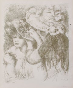 Le Chapeau Epingle (The Pinned Hat) 1E Planche - Signed Lithograph, 1897